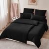 Unyqoos® Comfortabele en Zachte 4-delige Beddengoedset van Microvezel met Ritssluiting