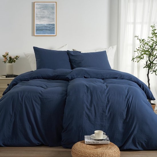 Unyqoos® Beddengoedset voor zomerslaapcomfort met zachte microvezel en ritssluiting