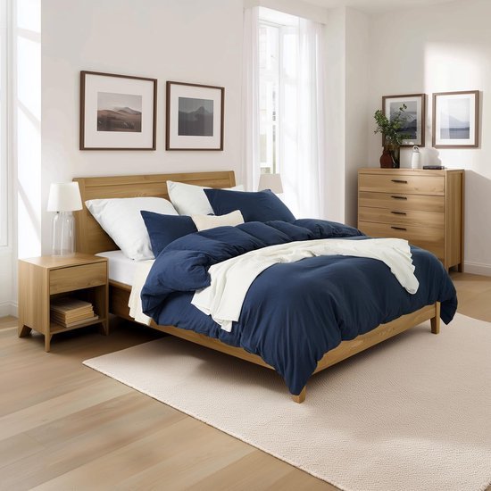 Unyqoos® Beddengoedset voor zomerslaapcomfort met zachte microvezel en ritssluiting