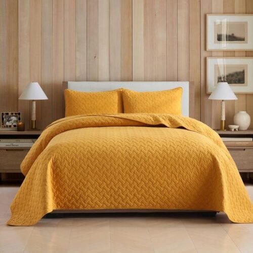 Unyqoos® Heerlijk Zachte Katoenen Sprei Set 3-delig Voor Comfortabel Slaapgenot Het Hele Jaar Door