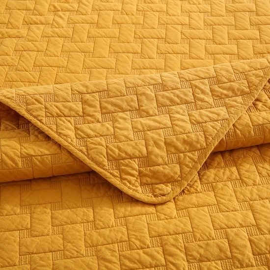 Unyqoos® Heerlijk Zachte Katoenen Sprei Set 3-delig Voor Comfortabel Slaapgenot Het Hele Jaar Door