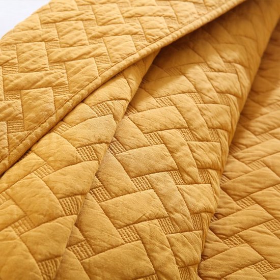 Unyqoos® Heerlijk Zachte Katoenen Sprei Set 3-delig Voor Comfortabel Slaapgenot Het Hele Jaar Door