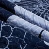 Unyqoos® Elegante Marineblauwe Bloemen Sprei Set met Zomerdeken en Kussenslopen voor Tweepersoonsbed