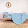 Unyqoos® Comfortabel kinderbeddengoed van mousseline denim met ritssluiting