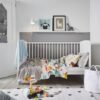 Unyqoos® Kinderbeddengoedset met Dierenprint voor Peuters, Omkeerbaar en Onderhoudsvriendelijk