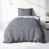 550x550-12253.jpg Unyqoos® Zachte en Ademende Bedset met Ruitdesign van Flanel Katoen voor de Winter