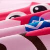 Unyqoos® Charmant Roze Kinderbeddengoed Met Schattig Uilenontwerp Voor Meisjes, 2-Delige Set Met Zachte Microvezel