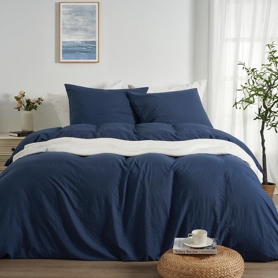 Unyqoos® Luxe Beddengoedset van Microvezel met Ritssluiting en Kussenslopen