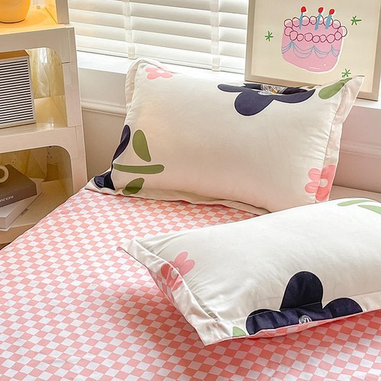 550x550-12308.jpg Unyqoos® Omkeerbaar beddengoed met bloemenpatroon voor dames en meisjes, microvezel