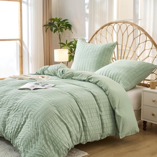 550x550-12319.jpg Unyqoos® Zachte en omkeerbare beddengoedset met gestreept patroon en kussensloop