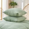 550x550-12323.jpg Unyqoos® Zachte en omkeerbare beddengoedset met gestreept patroon en kussensloop