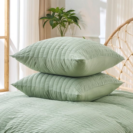 550x550-12323.jpg Unyqoos® Zachte en omkeerbare beddengoedset met gestreept patroon en kussensloop