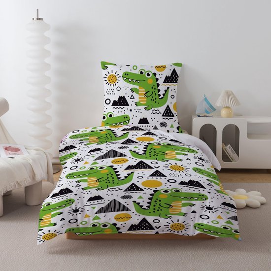 Unyqoos® Beddengoedset met dekbedovertrek en kussensloop voor meisjeskamer