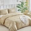 550x550-12334.jpg Unyqoos® Stijlvol dekbedovertrek met botanisch design en kussenslopen set