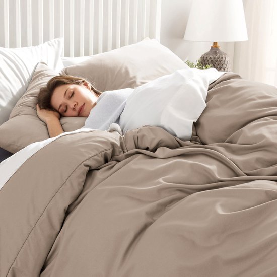 Unyqoos® Zachte en Ademende Beddengoedset van Microvezel met Ritssluiting