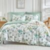 Unyqoos® Luxe Drie-delige Beddengoedset met Bloemenpatroon en Ritssluiting