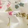 Unyqoos® Romantische katoenen beddengoedset met bloemenpatroon voor meisjeskamer