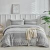 Unyqoos® Complete vierdelige beddengoedset met Bohemian design voor ultiem comfort