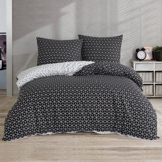 Unyqoos® Beddengoed Set van 100% Katoen met Uniek Design voor Luxe Slaapervaring