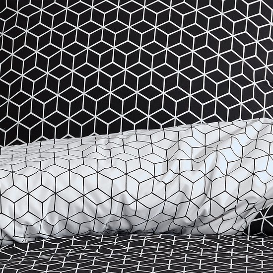 Unyqoos® Beddengoed Set van 100% Katoen met Uniek Design voor Luxe Slaapervaring