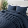 Unyqoos® Ultrazachte en Ademend Microvezel Sprei voor Alle Seizoenen, 220 x 240 cm, Blauw, Zonder Kussensloop