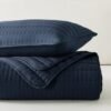 Unyqoos® Ultrazachte en Ademend Microvezel Sprei voor Alle Seizoenen, 220 x 240 cm, Blauw, Zonder Kussensloop