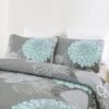 Unyqoos® Stijlvolle en Comfortabele Bloemenprint Sprei Set voor Tweepersoonsbedden