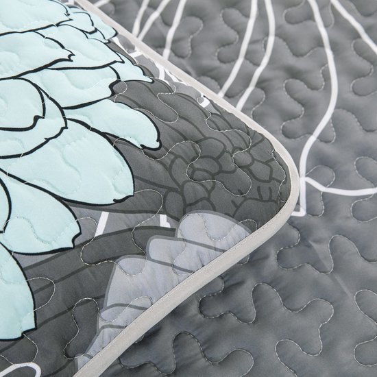 Unyqoos® Stijlvolle en Comfortabele Bloemenprint Sprei Set voor Tweepersoonsbedden