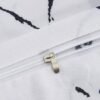 Unyqoos® Stijlvolle en comfortabele beddengoedset met marmerpatroon voor tweepersoonsbed