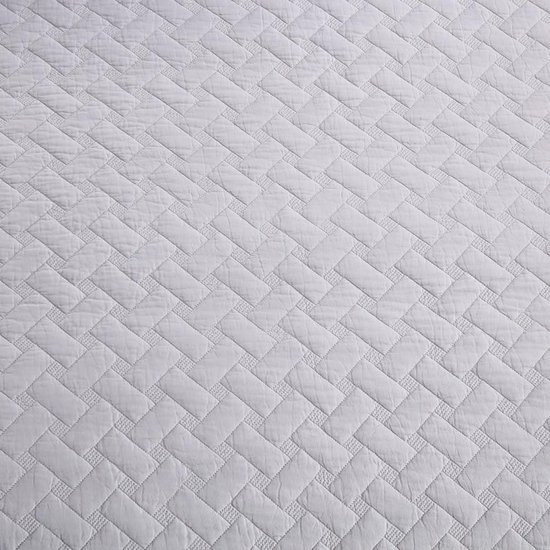Unyqoos® Sfeervolle Katoenen Sprei Set met Gebreid Patroon voor Een Gezellig Thuisgevoel