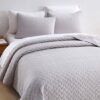 Unyqoos® Sfeervolle Katoenen Sprei Set met Gebreid Patroon voor Een Gezellig Thuisgevoel