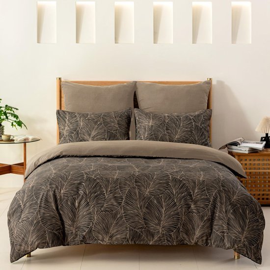 550x550-12591.jpg Unyqoos® Tropisch Dekbedovertrekset van Microvezel met Ritssluiting en Kussenslopen