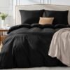 Unyqoos® Luxe 3-delige katoenen beddengoedset met ritssluiting en Oeko-Tex certificering