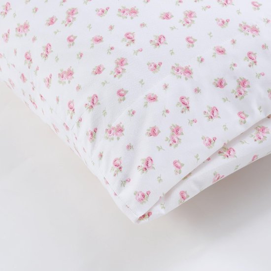 Unyqoos® Luxe ivoorkleurige microvezel beddenset met diepe hoeslaken en kussensloop