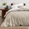 550x550-12755.jpg Unyqoos® Zachte en beddengoedset in zandkleur voor een luxe slaapkamer