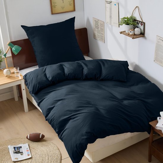 Unyqoos® Comfortabele katoenen beddengoedset met ritssluiting en elegant design
