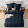 Unyqoos® Comfortabele katoenen beddengoedset met ritssluiting en elegant design