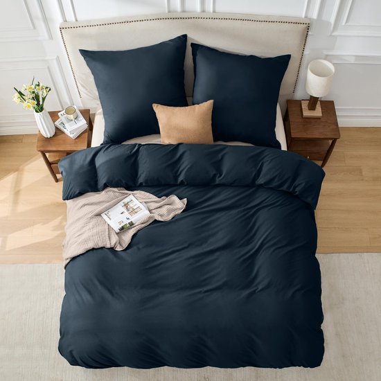 Unyqoos® Comfortabele katoenen beddengoedset met ritssluiting en elegant design