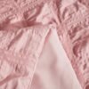 Unyqoos® Ademende Seersucker Beddengoedset voor Zomerslaapcomfort in Roze Tint