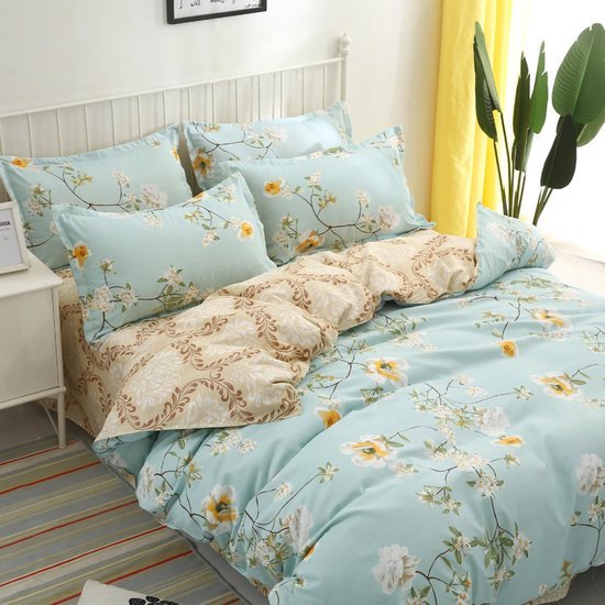 550x550-12794.jpg Unyqoos® Moderne 4-delige beddengoedset met bloemenpatroon voor een stijlvolle slaapkamer