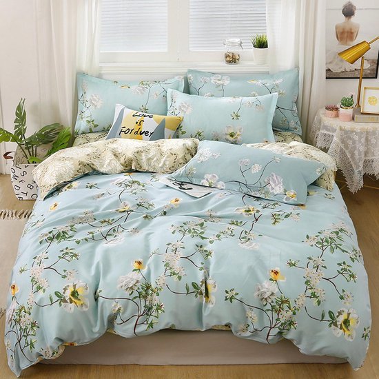 550x550-12797.jpg Unyqoos® Moderne 4-delige beddengoedset met bloemenpatroon voor een stijlvolle slaapkamer