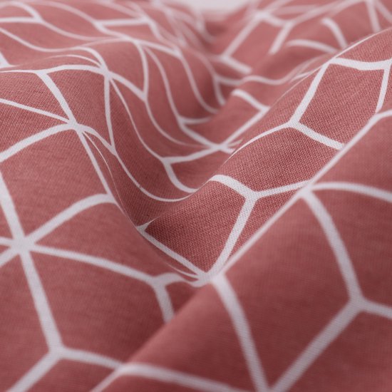 Unyqoos® Beddengoedset Donkeroranje 135 x 200 cm met Kussensloop, Oeko-Tex Gecertificeerd