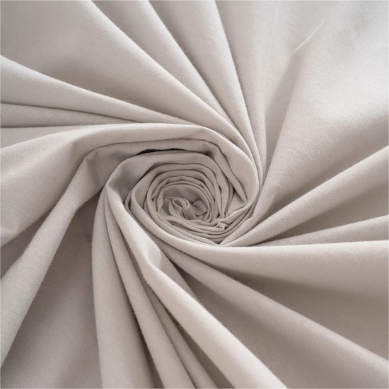 Unyqoos® Ademend lichtgrijs dekbedovertrek met kussensloop voor ultiem comfort