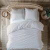 Unyqoos® Comfortabele en warme beddengoedset van 100% katoen voor koude nachten