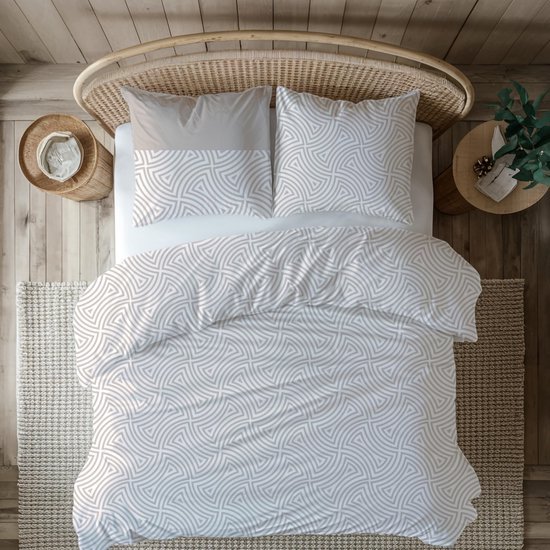 Unyqoos® Comfortabele en warme beddengoedset van 100% katoen voor koude nachten