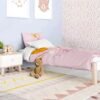 Unyqoos® Beddengoed Set voor Meisjes met Sprookjesachtig Ontwerp, Microvezel, Roze, 135 x 200 cm, met Kussensloop