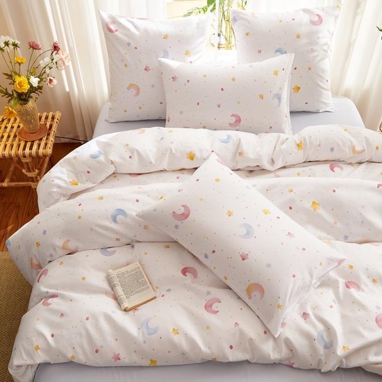 550x550-12913.jpg Unyqoos® Zacht en ademend kinderbeddengoed met sterrenpatroon en ritssluiting