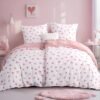 550x550-12935.jpg Unyqoos® Stijlvol en Zacht Microvezel Beddengoed met Hartjespatroon voor Comfortabele Nachten