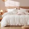 550x550-12970.jpg Unyqoos® Luxueus katoenen mousseline beddengoed met romantische ruches in roze en wit