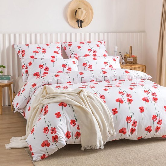 550x550-12975.jpg Unyqoos® Zachte en ademende beddengoedset van microvezel met uniek aquarelontwerp